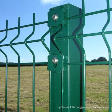 Green PVC Coated 3D Welded Wire Mesh Fence